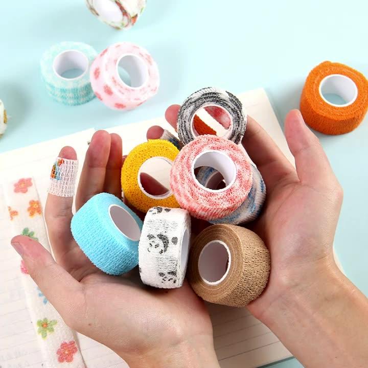 PK939 01 cuộn Băng dính washi tape họa tiết dễ thương hoạ tiết hấm bi nhiều màu, trang trí sổ tay, văn phòng