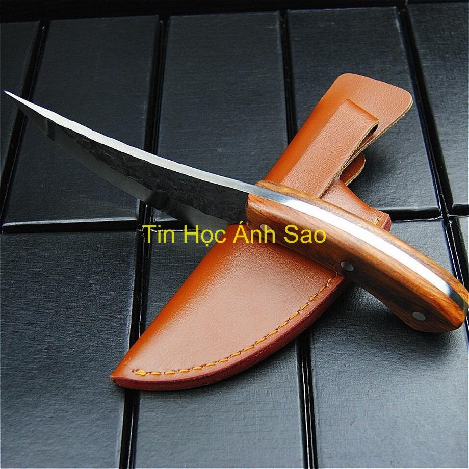 Dao chữ S nhíp ô tô tặng kèm bao da , Làng Nghề Rèn Phúc Sen