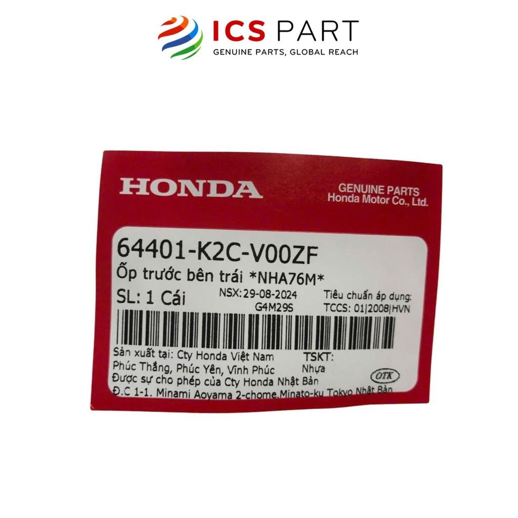 Cánh Yếm Trái HONDA Vision 2021 K2C 2023 Đen Sần (Đen Mờ) Nha76M Không Tem (64401K2CV00ZF)