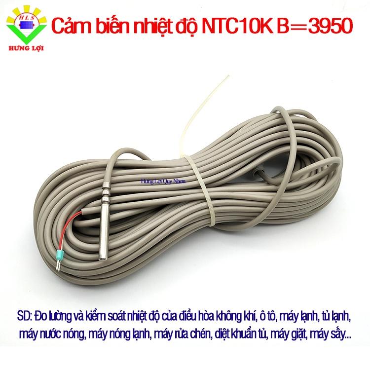 Cảm biến nhiệt độ NTC10K B=3950 dùng cho máy nước nóng năng lượng mặt trời