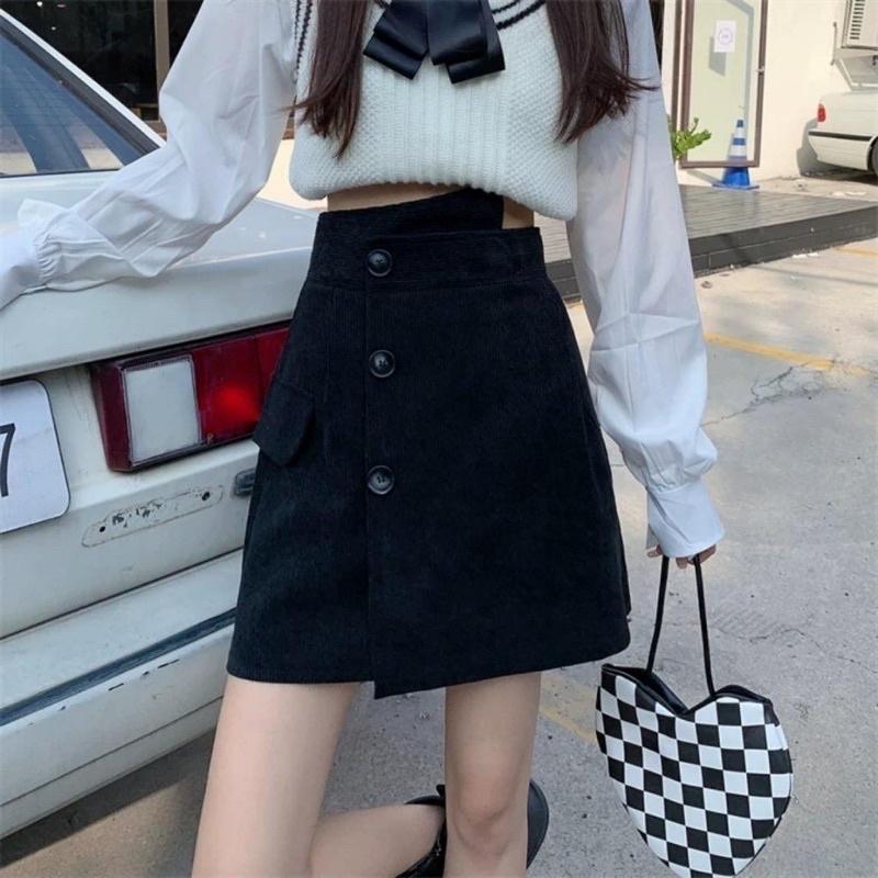 CHÂN VÁY NHUNG TĂM XỊN XÒ