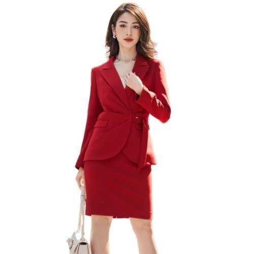 SYO- CHÂN VÁY ÔM, ĐÍNH KHUY LỆCH, TRANG TRÍ - V6820018