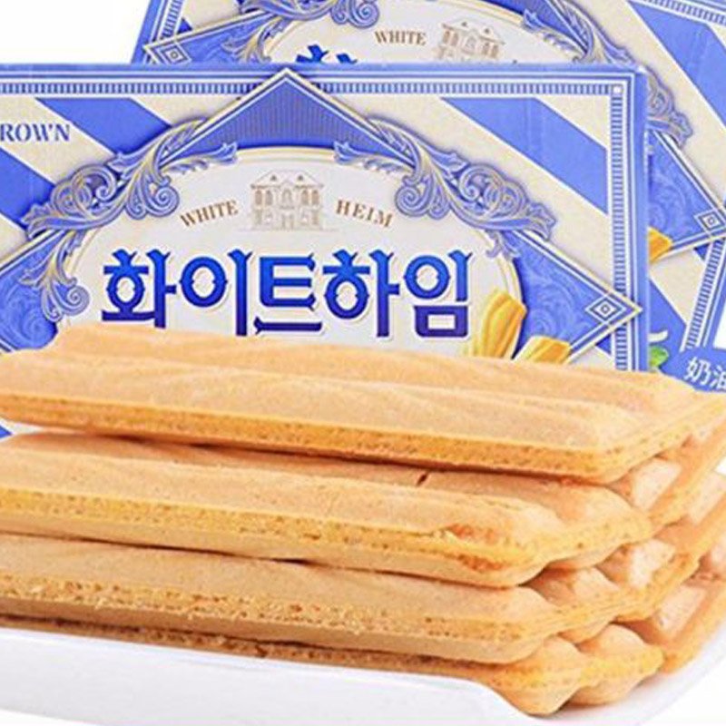 Crown Bánh White Heim hộp 142g - Nhập Khẩu Hàn Quốc