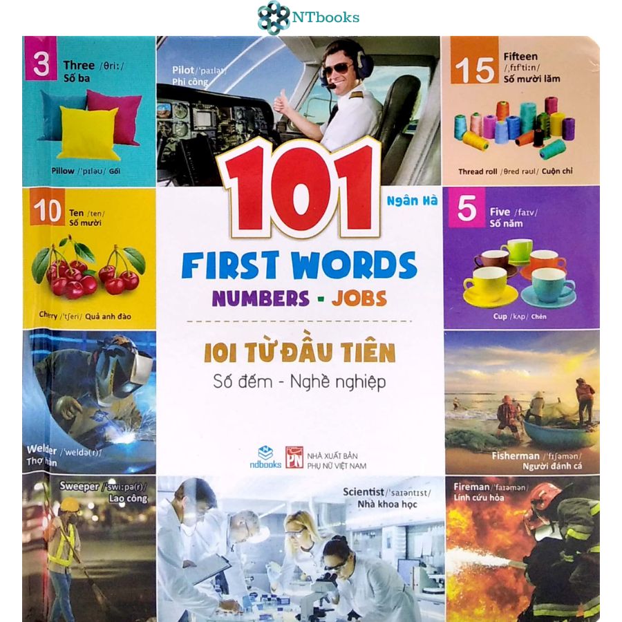 Sách 101 Từ đầu tiên: Số đếm - Nghề Nghiệp