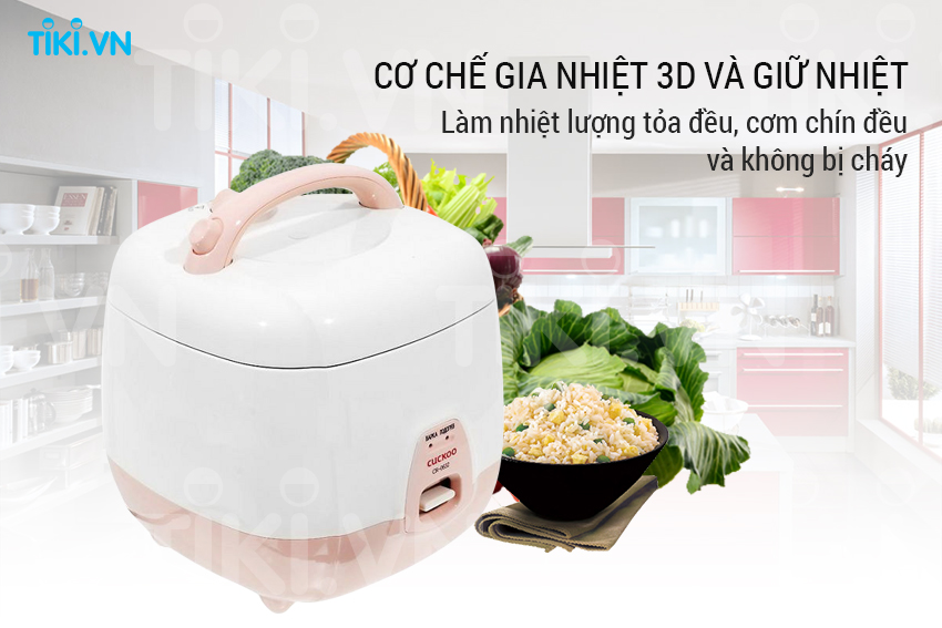 Nồi Cơm Điện Cuckoo CR-0632 (1L) - Hàng Chính Hãng
