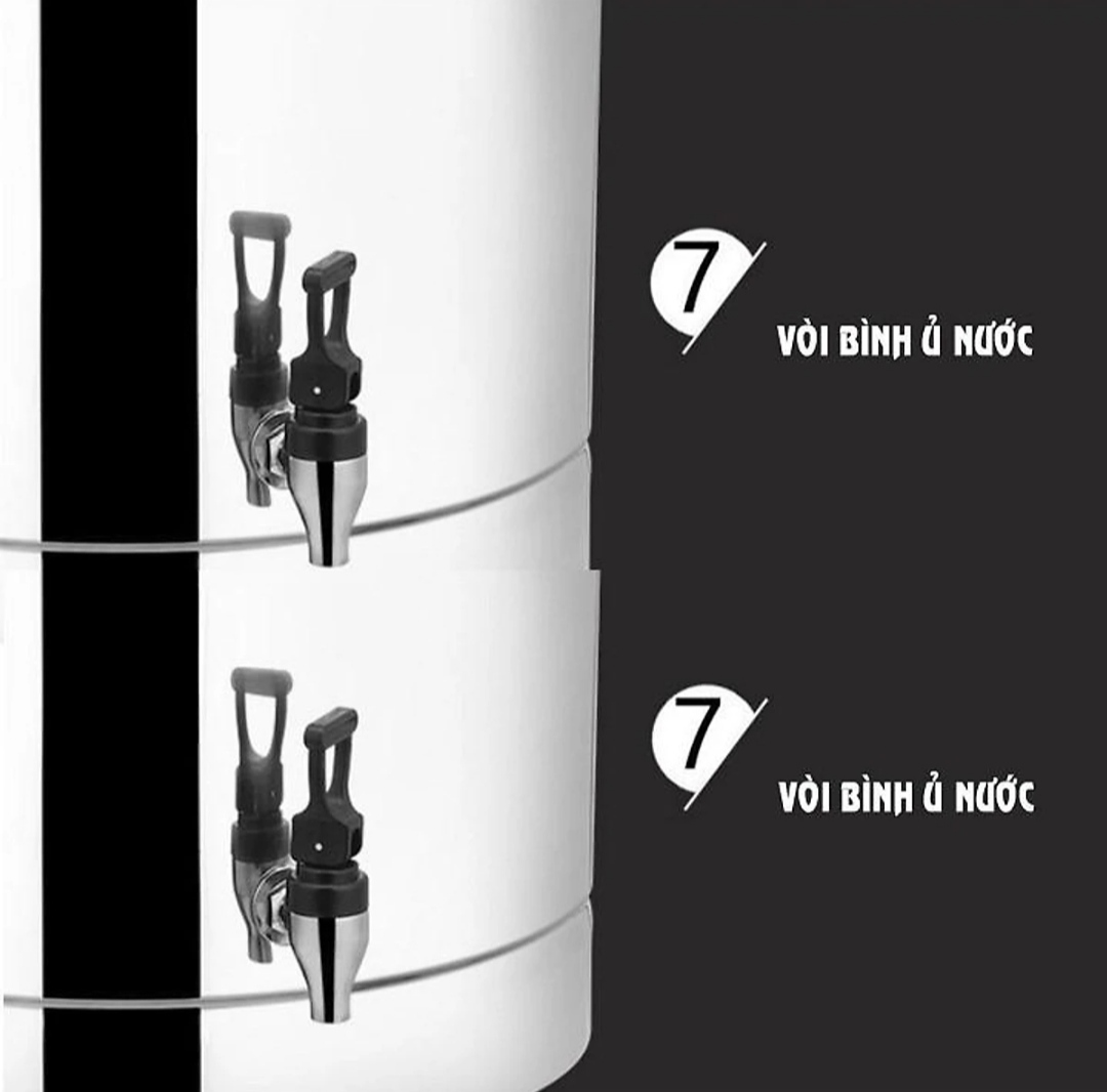 Bình giữ nhiệt Inox có vòi cách nhiệt ( tặng sét 4 co vs vòi)