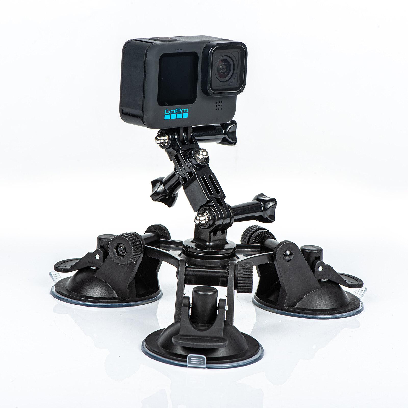 Interior Exterior Car Sunroof Mobile Phone Shooting Bracket Set Suction Cup Holder Compatible For Dji Handheld Osmo Gimbal/Gopro 10/9 Camera