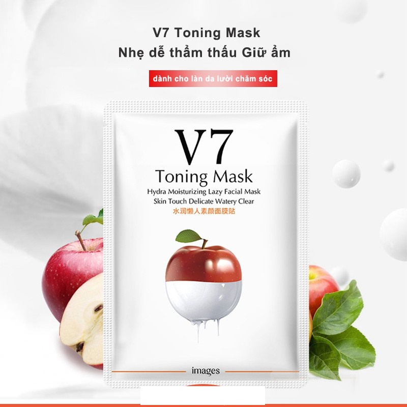 Tuýp lột mụn đầu đen se khít lỗ chân lông Bisutang tặng kèm 2 miếng mặt nạ dưỡng da V7 Toning Youth Mask Images