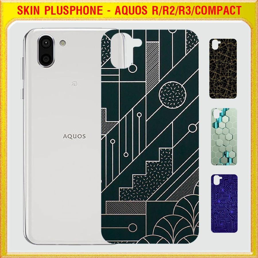 Dán Skin cho điện thoại Sharp Aquos R, R Compact, R2, R2 Compact, R3 in hình nhiều mẫu hot, độc lạ