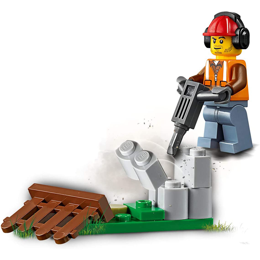 Đồ Chơi Lắp Ghép, Xếp Hình LEGO - Xe Xúc Công Trình 60219 (Hàng Clearance-Không Đổi Trả)