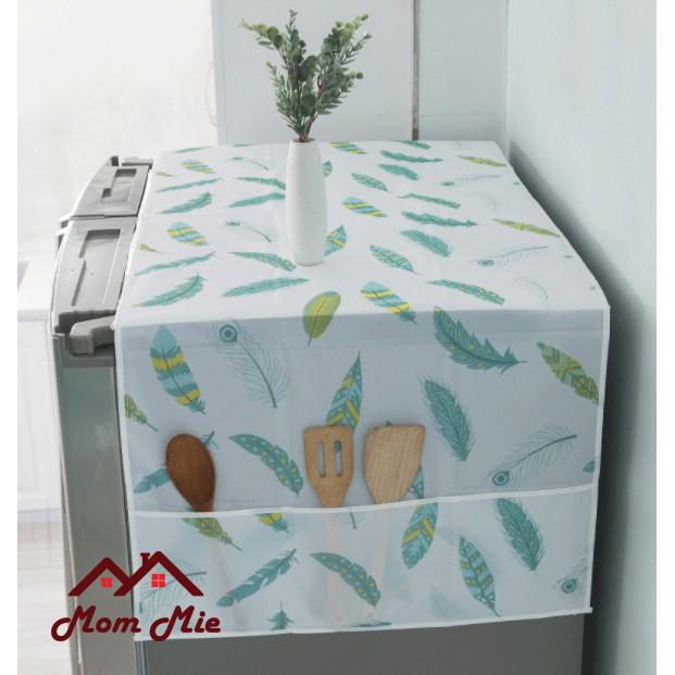 Tấm phủ tủ lạnh nhựa PEVA cho tủ 2 cửa, chống thấm, chống bụi - J101 - J193