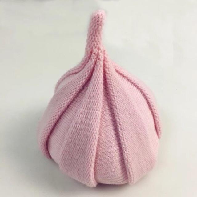 Mũ len củ tỏi cho bé