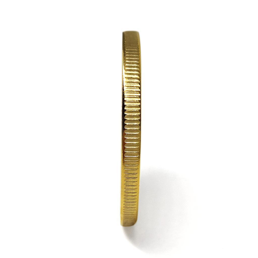 Commemorative Coin, Love Pattern In Multilanguage, Expression Love In World Language Gift For Christmas Wedding Valentine's Day In Gold
