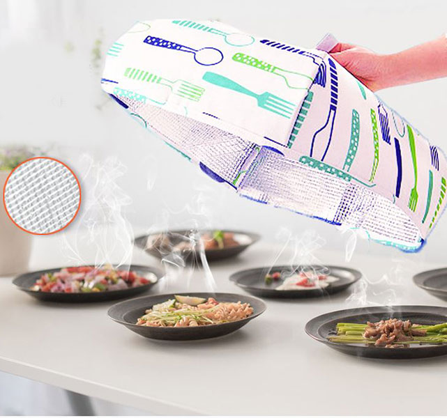 Chụp Lồng Bàn Giữ Nhiệt Lớn Xếp Gọn Tránh Bụi Và Côn Trùng
