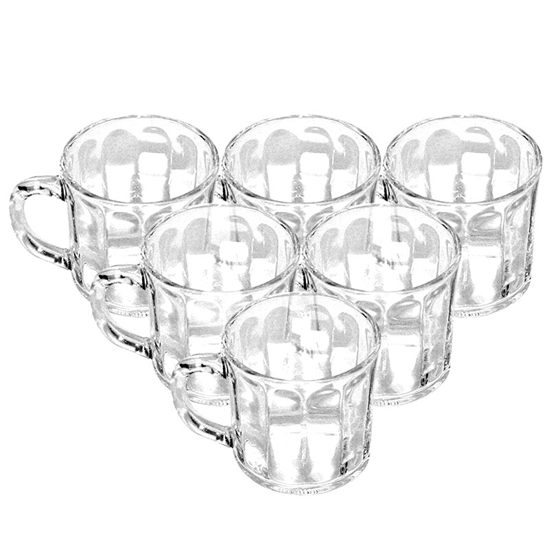 Bộ ly 6 cái Union Glass 345 Ly quai  295 ml  không ngã màu,  sản xuất Thái Lan