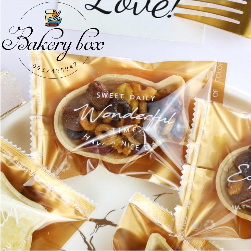 Set 100 Túi Bánh Dứa - Bánh Thuyền Cá - Cookie