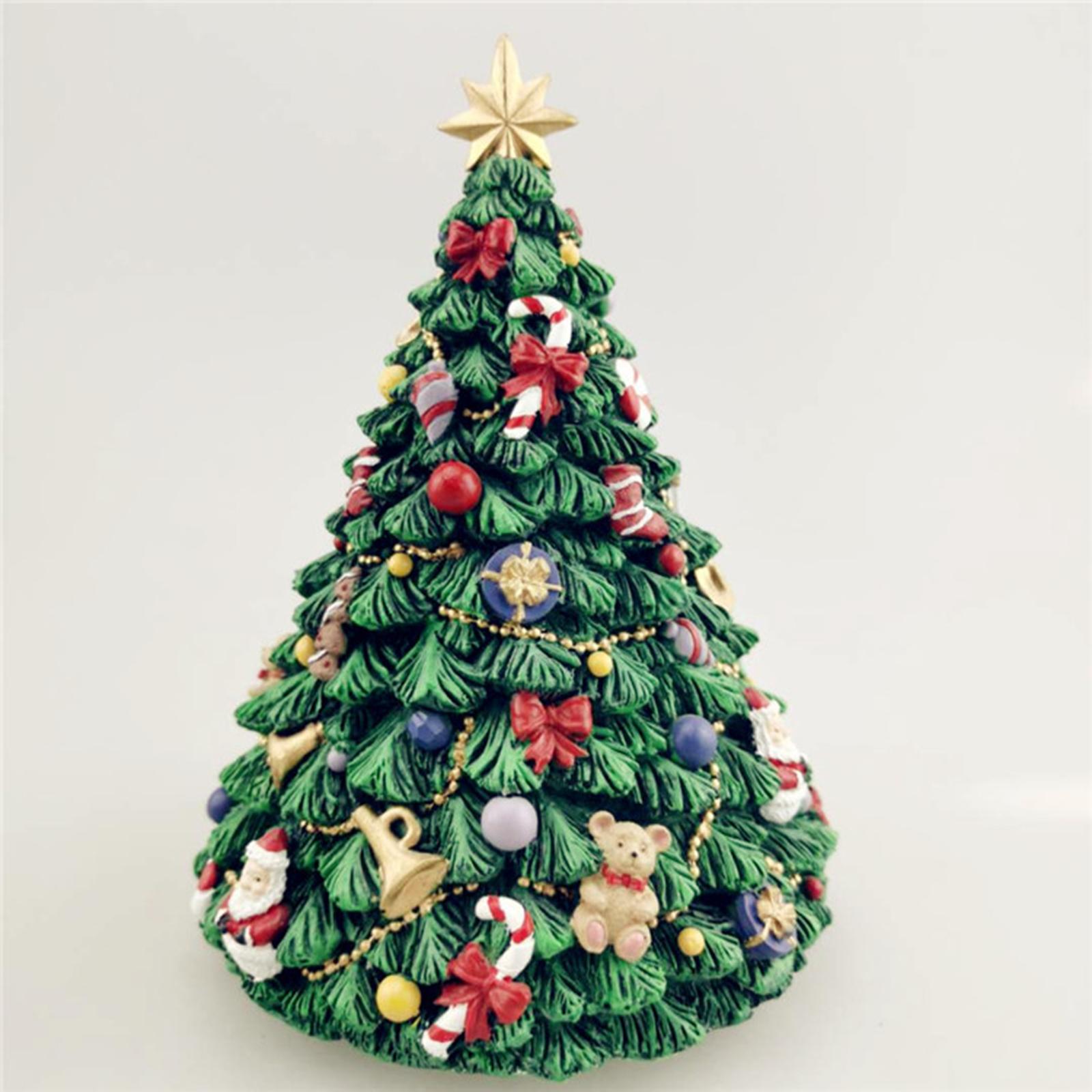 Hộp nhạc xoay cây thông noel Hộp nhạc giáng sinh quà tặng cho bạn bè trẻ em quà tặng doanh nghiệp