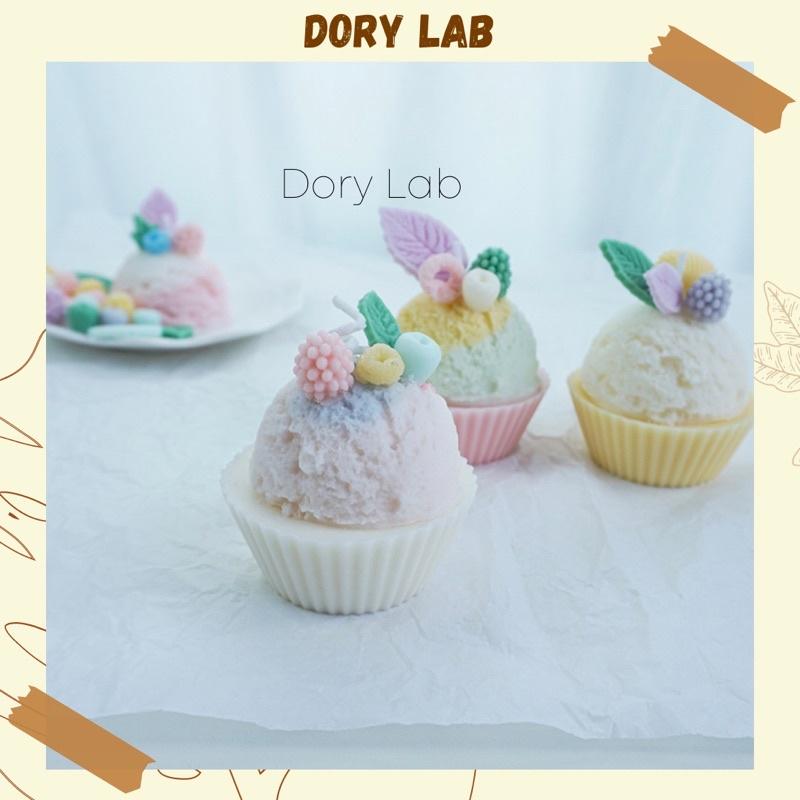 Nến Thơm Handmade Bánh Cupcake Mix Topping, Phụ Kiện Trang Trí, Quà Tặng - Dory Lab