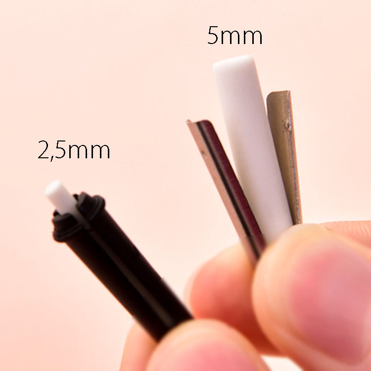 Combo 2 Hộp Ruột gôm dạng Bút bấm 2,5mm &amp; 5mm