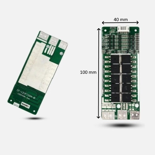 MẠCH SẠC VÀ BẢO VỆ PIN 3.2V LIFEPO4 4S 100A LOẠI MẠCH DÀI