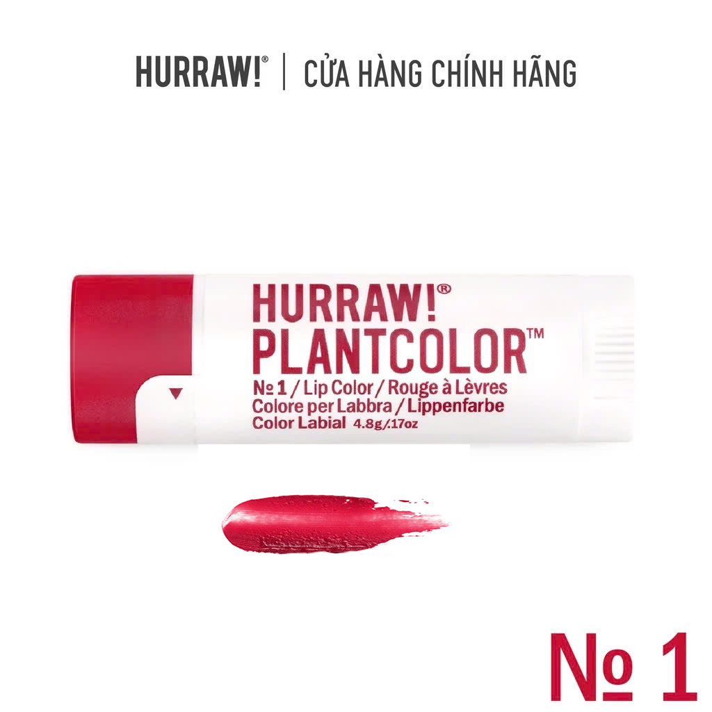 Son dưỡng HURRAW! PLANTCOLOR có màu