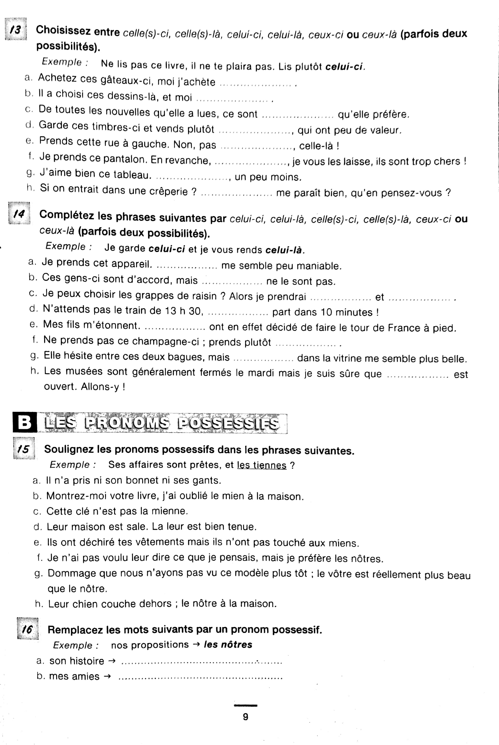 450 Nouveaux Exercices - Grammaire Niveau Intermediare