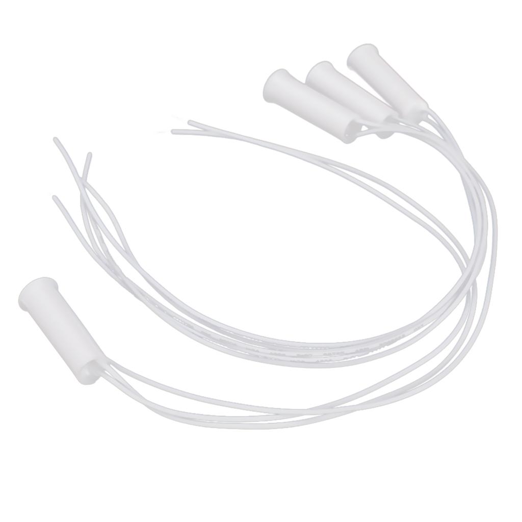 5pcs White Recessed Window Door Contact Switch Alarm