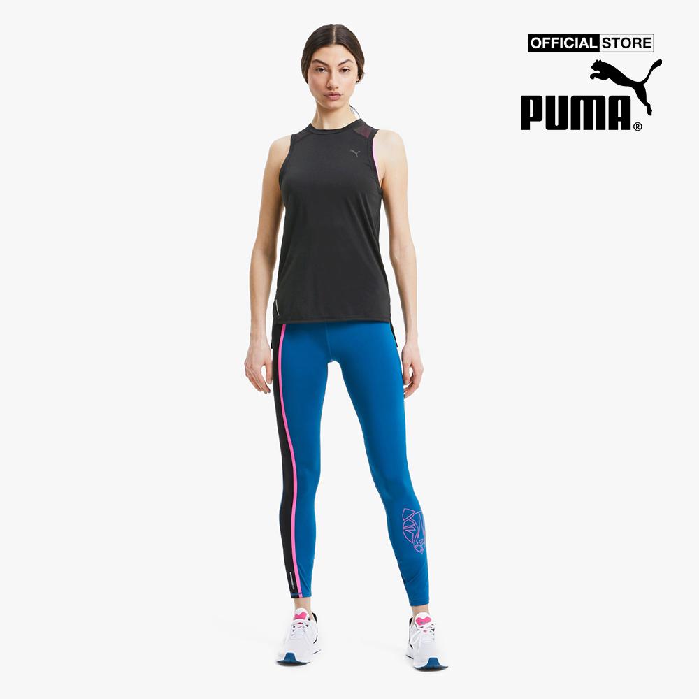 PUMA - Áo thun thể thao nữ sát nách Mesh Panel Training 519485