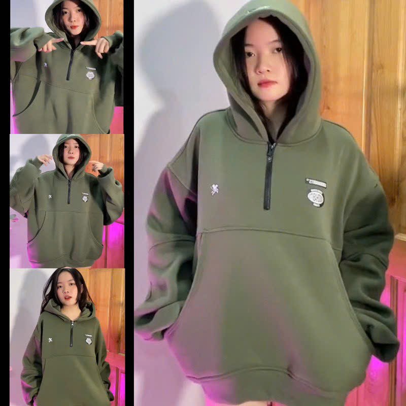 [sẵn] Áo Hoodie Dài Tay Form Lửng Rộng Unisex Vải Nỉ Bông Chữ In Exit 2 Màu (ảnh thật tại shop), , Áo KHOÁC  Hoodie Nam Nữ From Rộng Unisex In Nổi Chất Liệu Vải Nỉ Bông Cao Cấp Dày Dặn Mềm Mịn