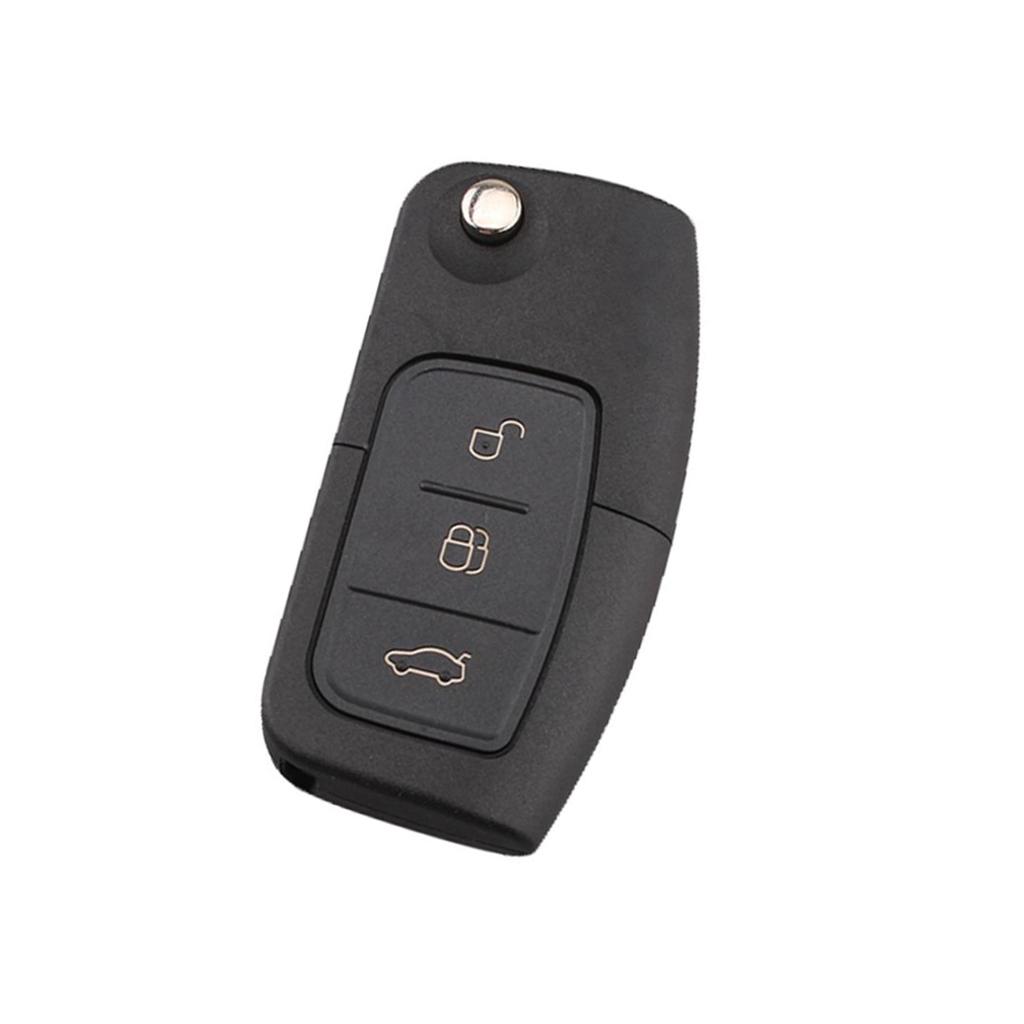 3 BTN Flip Folding Remote Key Fob Case Shell