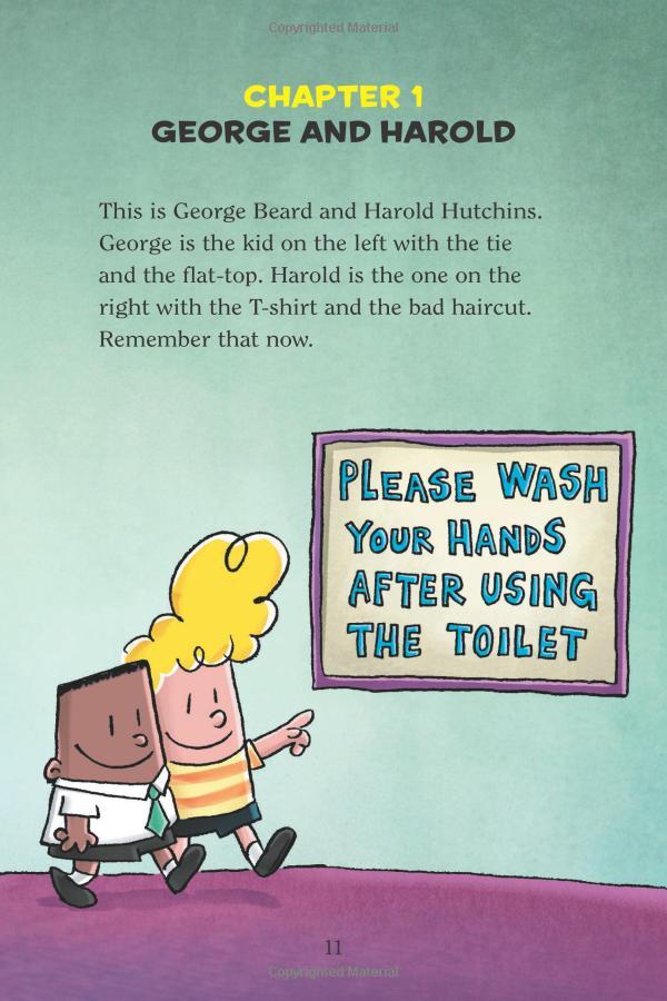 Sách Captain Underpants And The Big , Bad Battle Of The Bionic Booger Boy - Part 1: The Night Of The Nasty Nostril Nuggets (Captain Underpants Book 6)