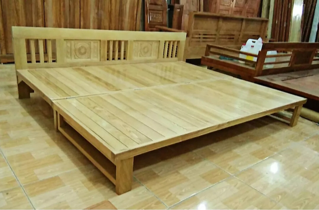 Ghế gấp -Ghế trường kỷ thành giường gỗ sồi nga 1m6 (FREESHIP HCM 30-50 KM )