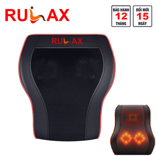 Gối Massage Hồng Ngoại cổ vai gáy tựa lưng đa năng RULAX Model RL-01 có hướng dẫn tiếng Việt