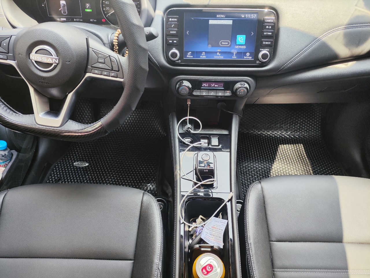 Thảm lót sàn KATA cho xe Nissan Kicks - Hàng chính hãng không mùi, chống thấm, không ẩm mốc