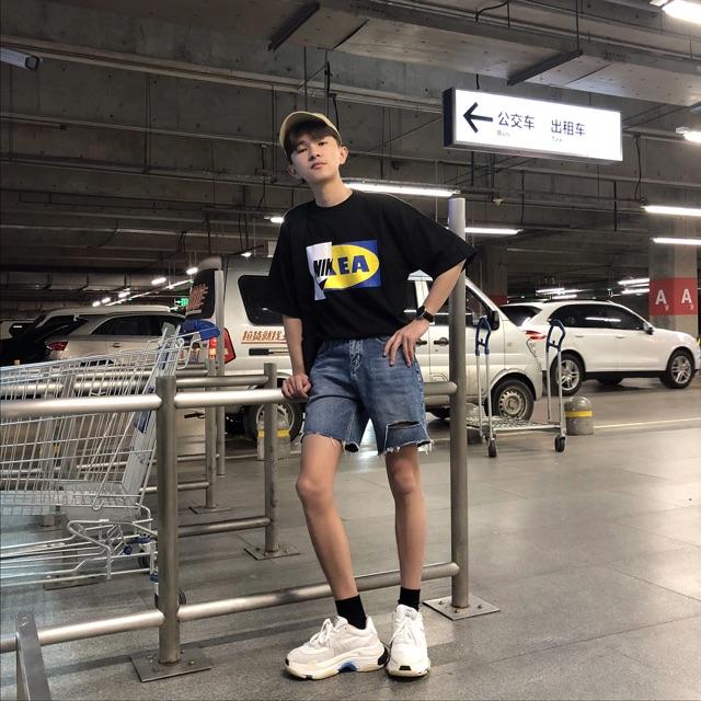 Quần Short Jean Rách
