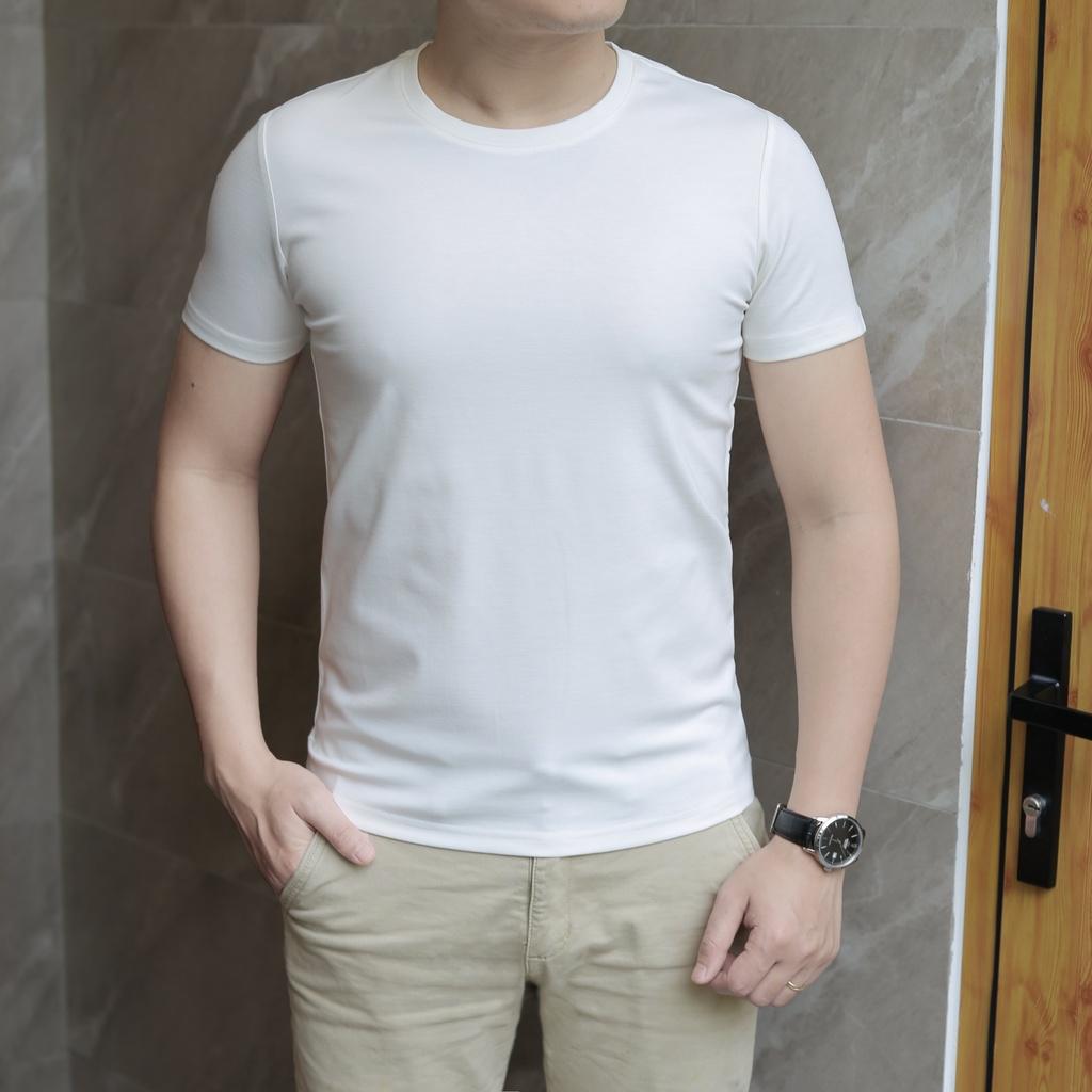 Áo phông trơn cộc tay nam ZENTOMAN cổ tròn, co giãn, mềm mịn, thấm hút tốt 9 màu cao cấp
