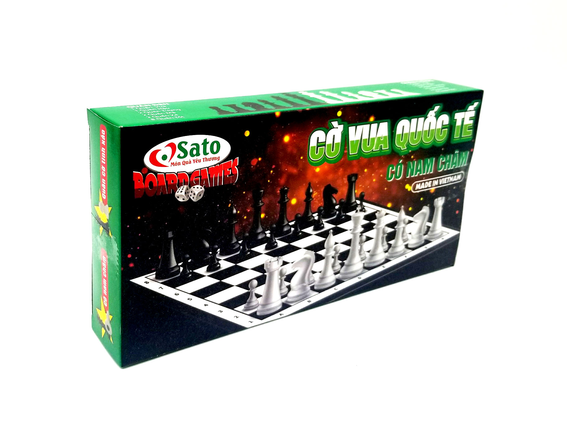 Bộ cờ vua Quốc tế cho bé từ tuổi sato059