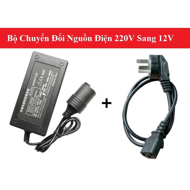 Bộ chuyển đổi nguồn điện 220V sang tẩu 12V cao cấp