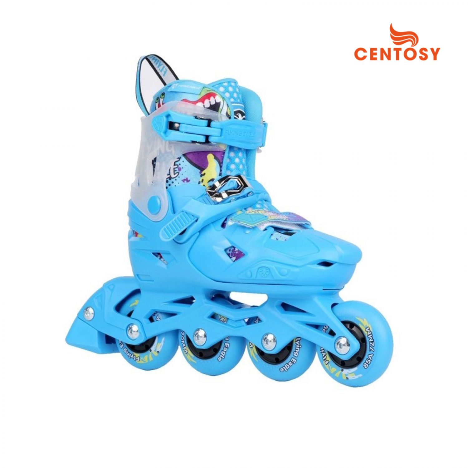 Giày Patin Trẻ Em Centosy - Flying Eagle S3 Cosmo Tặng Kèm Bảo Vệ Tay Chân Cho Bé