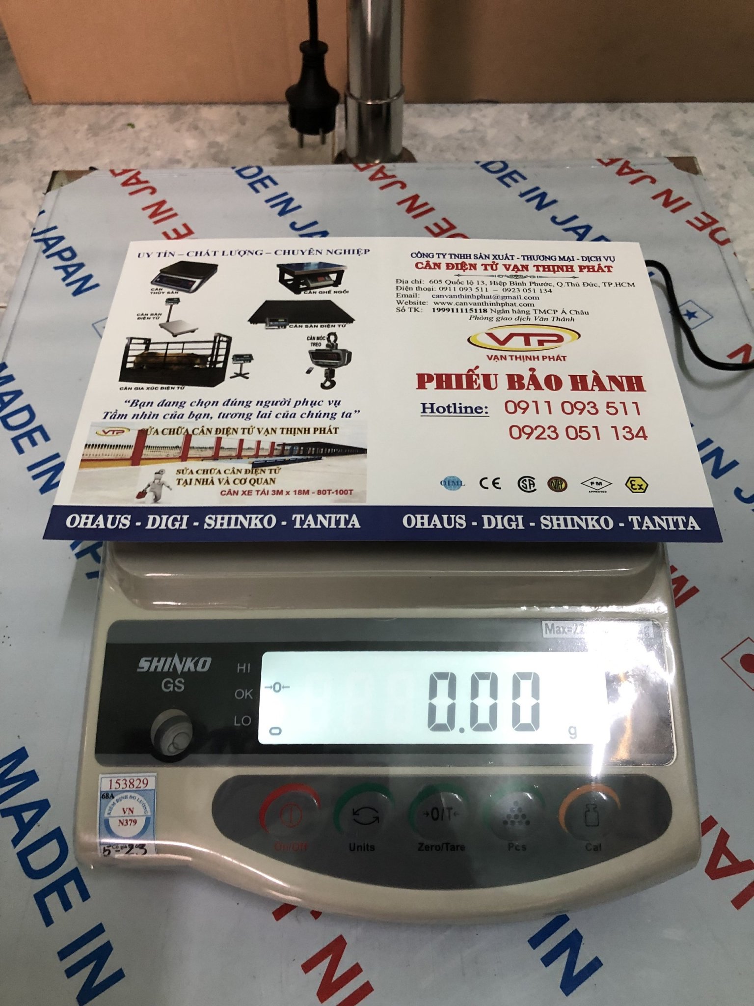 Cân Điện Tử GS SHIKO 1200 g 0.01 g