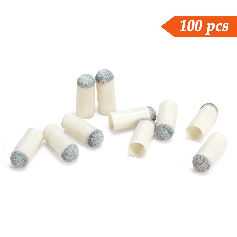 Set 100 vỏ bọc bảo vệ đầu cơ bida bằng nhựa cao cấp
