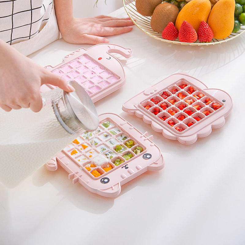 Khay làm đá viên hình thú dễ thương 25 ô - HN