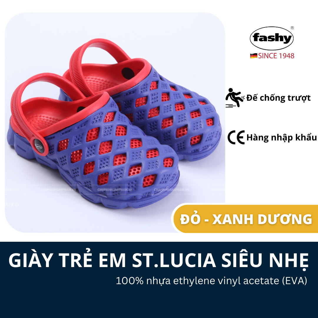 Giày Đi Mưa Trẻ Em Sephia Fashy - Đỏ Xanh Dương