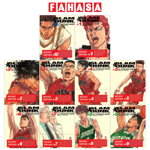 Combo Manga - Slam Dunk - Deluxe Edition: Tập 1 - 10 (Bộ 10 Tập)