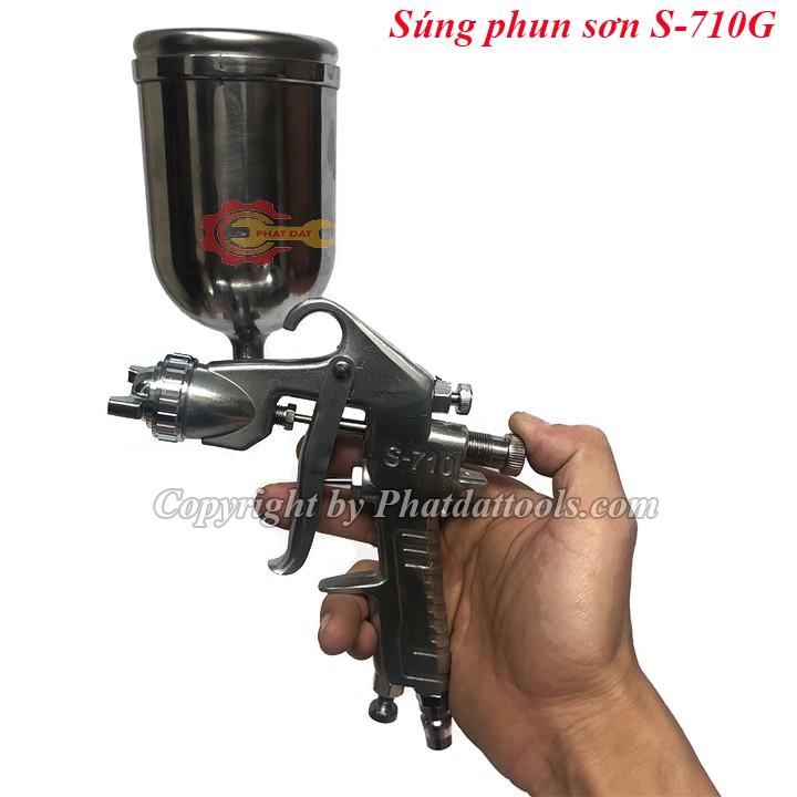 Súng phun sơn S-710G cao cấp-Bảo hành 6 tháng