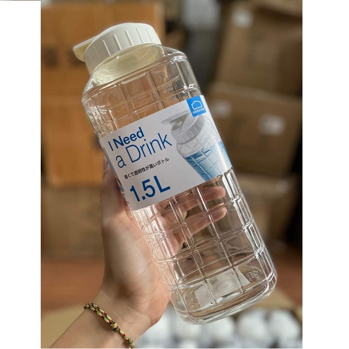 Bình nhựa L.o.c.k&L.o.c.k 1.5L Chuyên dụng đựng nước trong tủ lạnh