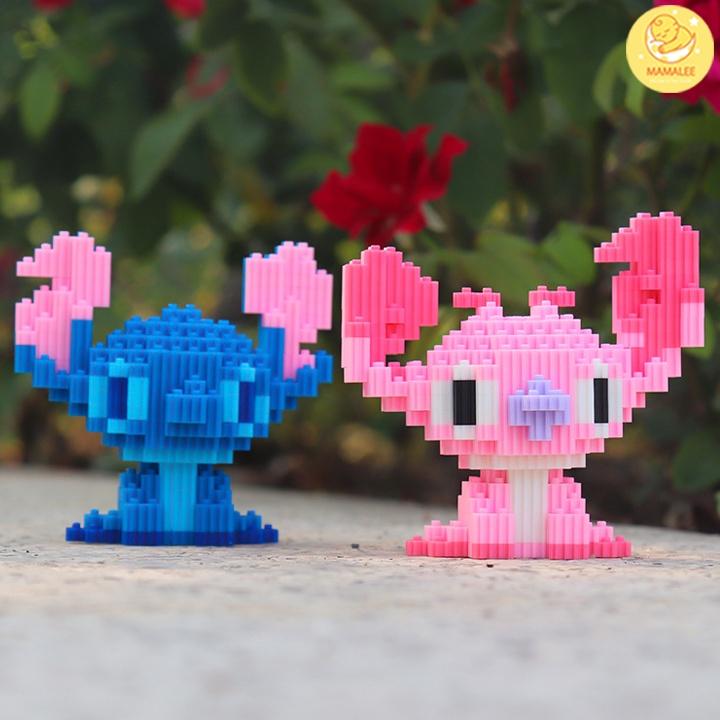 Lego 3D Stitch Size To 800 Mảnh - Đồ Chơi Lắp Ráp Mô Hình Nhân Vật Hoạt Hình Lilo &amp; Stitch