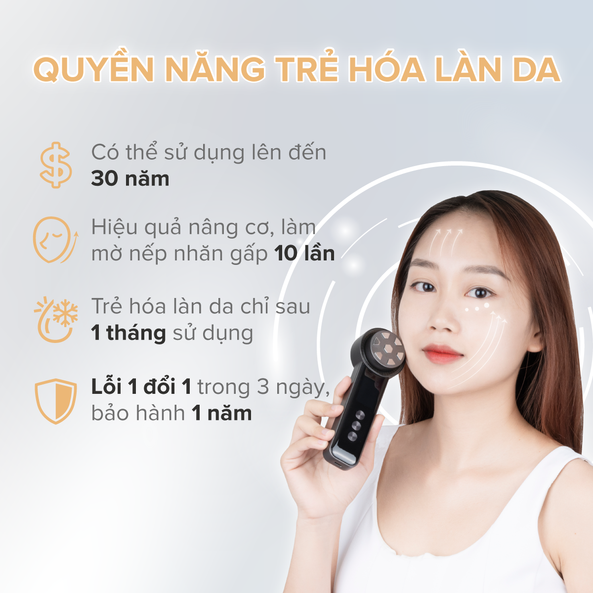 Máy nâng cơ đẩy tinh chất Maxcare Venus W1