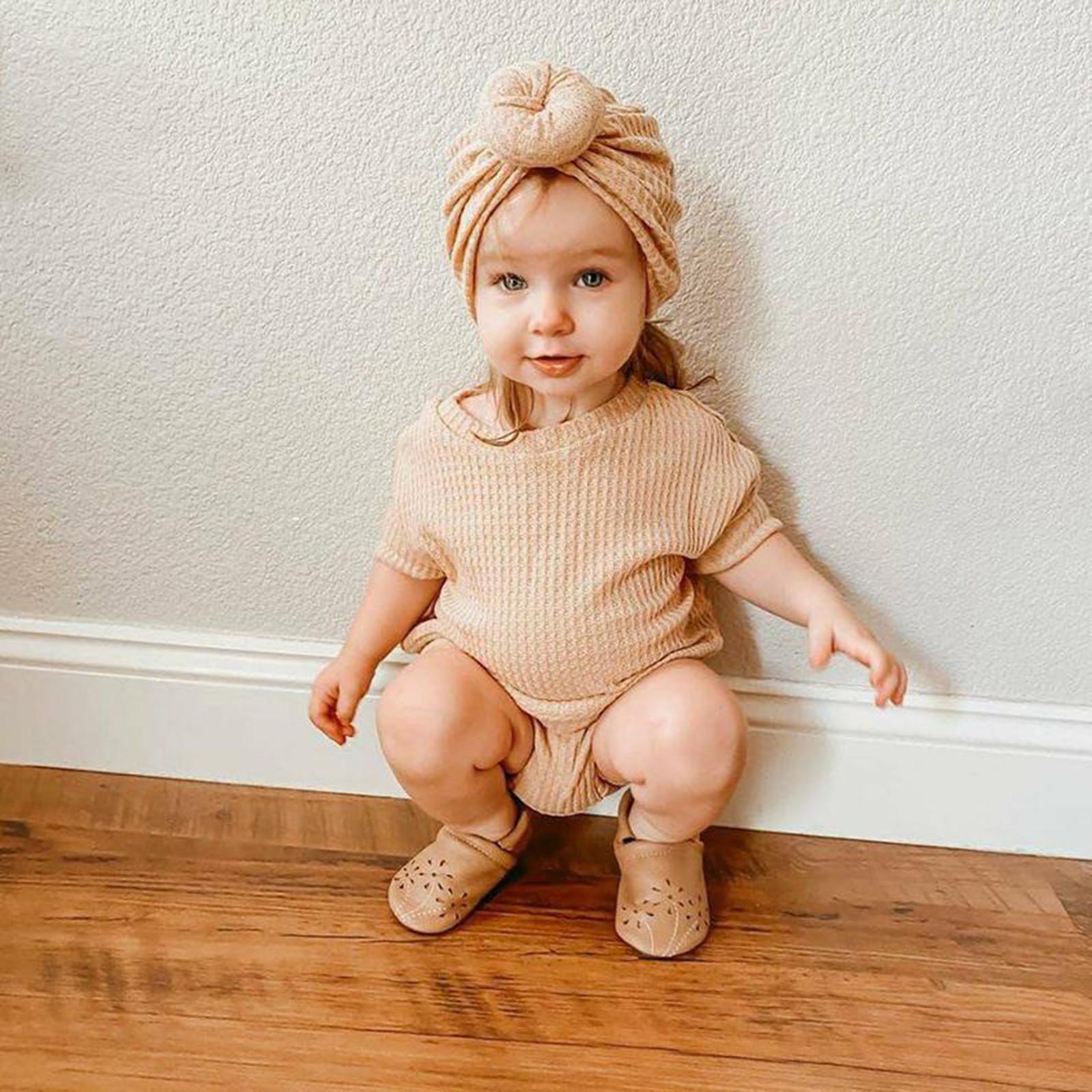 Bộ 5 Tập Đi Trẻ Em Cho Bé Gái Chắc Chắn Turban Thắt Nút Nón Thun Tặng Bé Băng Đô Cài Tóc Turban Gọng Mũ Vàng Nhung Băng Đô Cài Tóc Turban Gọng Mũ Dành Cho bé Bé Bò