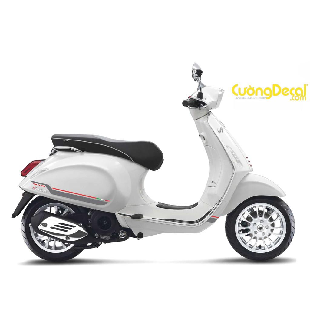 Tem xe Decal Sticker Vespa Sprint Primavera LE 2021